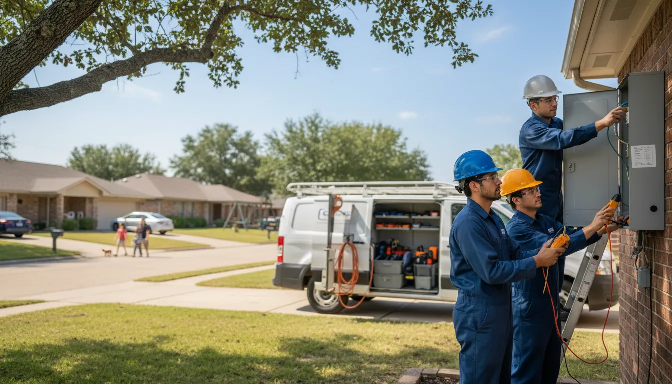 Certified electrician providing emergency electrical services in Sciota, PA